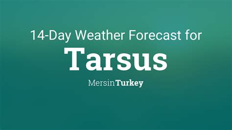 tarsus weather